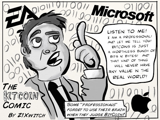 No. 019, “Bits n' Bytes”: Bitcoin Comic by Z1Xwitch