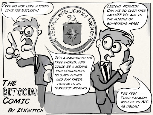 No. 022, “We DO NOT like!”: Bitcoin Comic by Z1Xwitch
